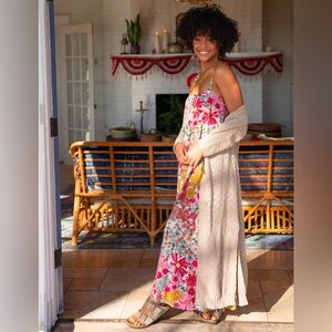 NWT! Natural Life Boho Floral Maxi Dress Size XS